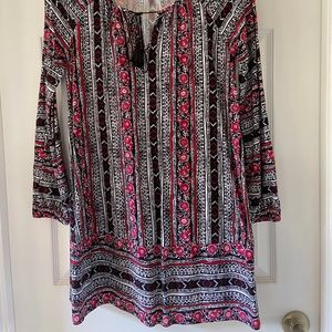 Red and Black Express Dress